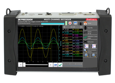 Sefram DAS240, DAS 240, datalogger, dataloger, teplotní datalogger, datalogger teploty, zapisovač, rychlý záznam, teplota, napětí, proud, tlak .... vzorkovací rychlost, paměť,