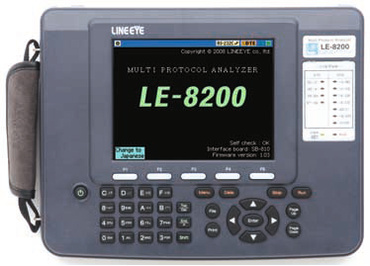 Multi-protokolový analyzátor firmy Lineeye - LE8200A