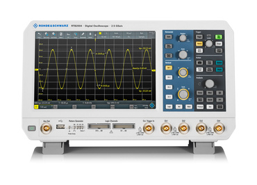 Osciloskop, Rohde & Schwarz, R&S, RTB2000, RTB 2000, 300 MHz, velký displej, předvedení, zapůjčení